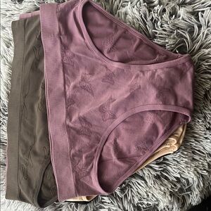 Women's Mauve and Brown Intimates Set